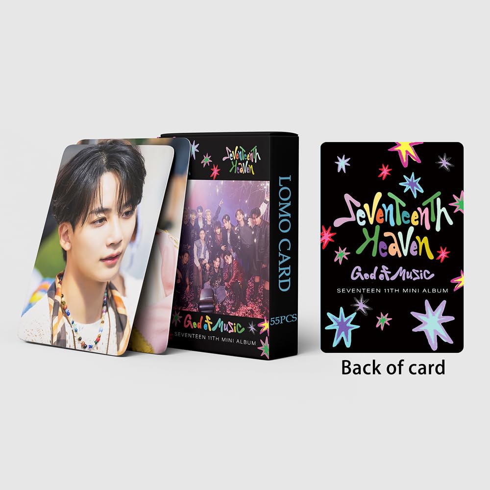 Amazon.com: Funwaretech Seventeen GOD of Music Photocards Set